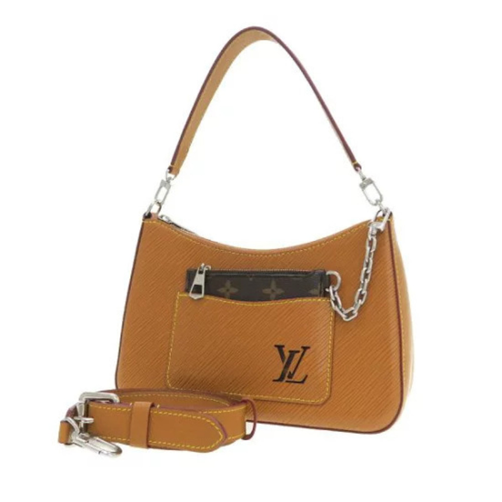 Louis Vuitton Marelle bag grained Epi leather White